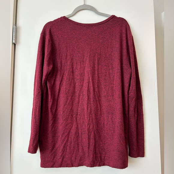 Nordstrom BP oversized red b neck size small - Picture 2 of 3